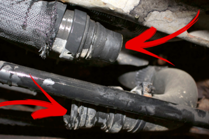 2008 F250 6.4 Left CAC Hose Connection at Cooler