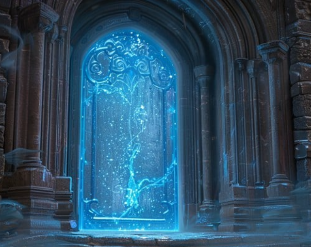 Magic Portal Techno Portal in Wall